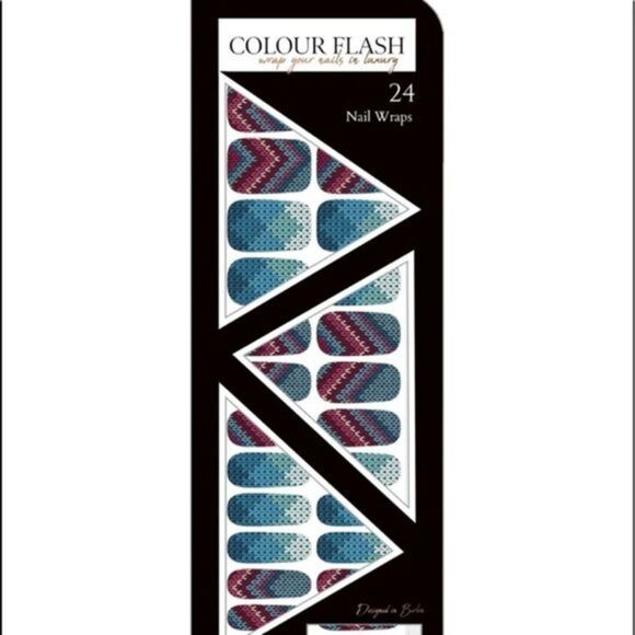 Colour Flash - “Chunky Cable Knit”, knit pattern on a pearlized base. - Picture 6 of 9